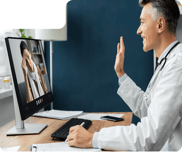 Doctor consultation video